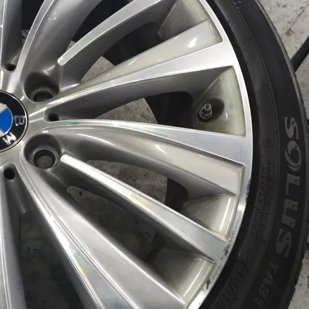 [첨단타이어] BMW GT 순정19인치 다이아몬드컷팅 휠복원 - / 전주