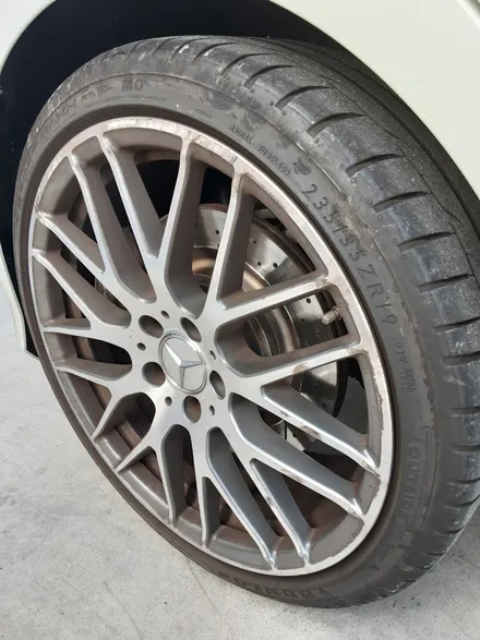 [첨단타이어] 벤츠A45 AMG  순정19인치 다이아몬드컷팅 휠복원 / 전주