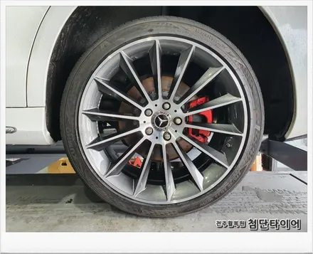 [첨단타이어]벤츠S63AMG 스타일 20인치->신품 마차휠ST 교체! -전주휠복원,정읍익산김제군산휠복원,대전휠광주휠,충북충남휠,전주튜닝,중고휠,중고휠타이어,휠수리,여수목포부여휠복원 / 전주