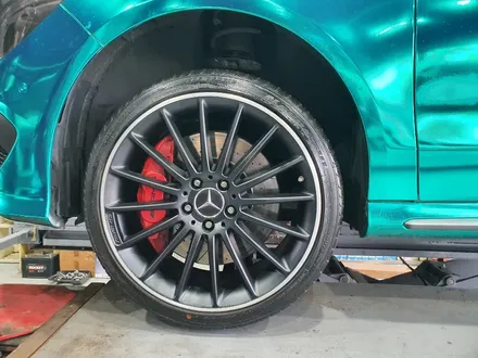 [전주휠복원 첨단타이어] 벤츠 CLA45 AMG 4MATIC  HHO수소 엔진카본크리닝/휠크랙+순정19인치 휠용접=휠복원 작업정읍익산김제군산휠복원,대전휠광주휠,충북충남휠,전주튜닝 / 전주