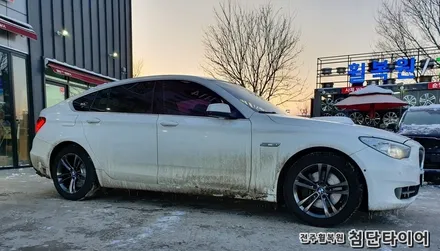 [전주휠복원 첨단타이어] BMW 5GT 순정18인치 ->BMW 3/4시리즈 397 블랙크롬휠복원 교체작업! / 전주