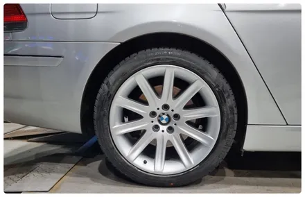 [전주휠복원 첨단타이어] BMW740i 순정18인치->19인치 인치업!(BMW7시리즈 순정복원휠+금호타이어 솔루스 TA71 245/45R19 275/40R19 / 전주