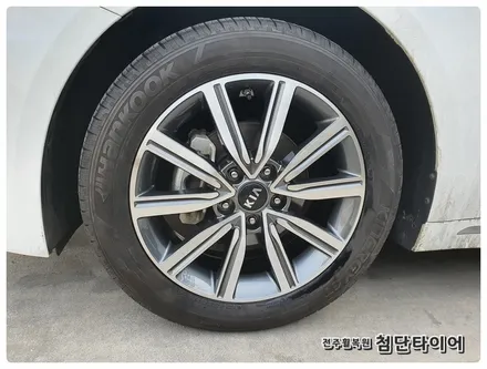 [전주휠복원 첨단타이어] 더뉴K5 순정17인치 다이아몬드컷팅 휠복원 / 전주