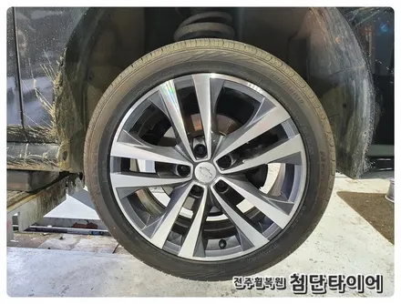 [전주휠복원 첨단타이어] SM5 순정18인치-> QM6 순정18인치 복원휠 교체! / 전주