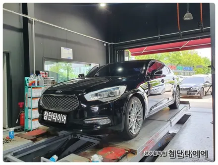 [전주휠복원 첨단타이어] K9 19인치 웨즈크란제 바즈레이아휠 백화현상+바람샘-> / 전주