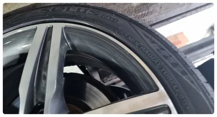 [전주 휠복원 첨단타이어]BMW118d Y자 스포크휠 17인치 휠크랙발생->순정17인치 다이아몬컷팅휠 +2254517 금호 솔루스 TA51 정읍익산김제휠복원, 군산광주대전휠복원튜닝 / 전주
