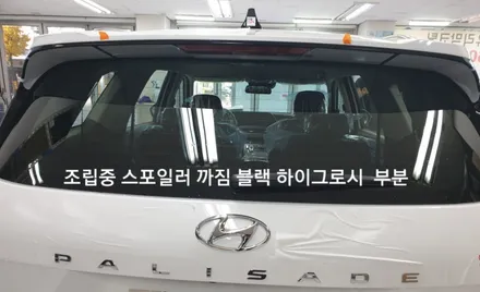 펠리세이드 신차검수  최악의 도장불량 / 서울 은평구 역촌동