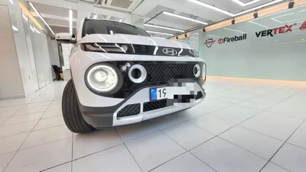 캐스퍼 신차검수와 반사 썬팅 레인보우 V90 / 파인뷰 LX5000/ 에코파워펙S12 /  합법 LED 전조등 / 서울 은평구 역촌동
