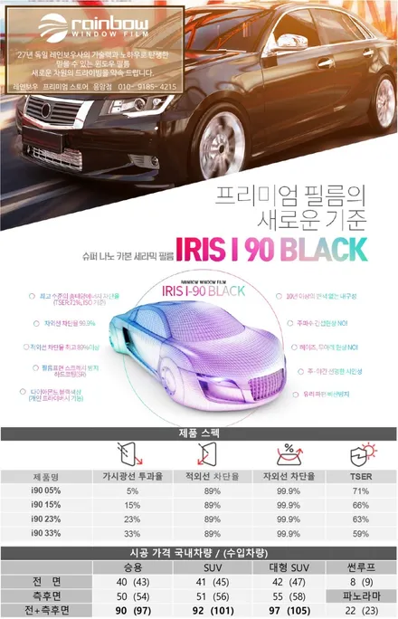 팰리세이드 레인보우i90 아이나비QXD7000 에코파워펙 S12 신차페키지 / 서울 은평구 역촌동