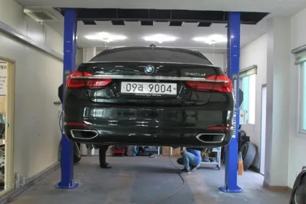 군산언더코팅 bmw740d 풀방음 시공후 디젤맞어? / 경기 안성 원곡