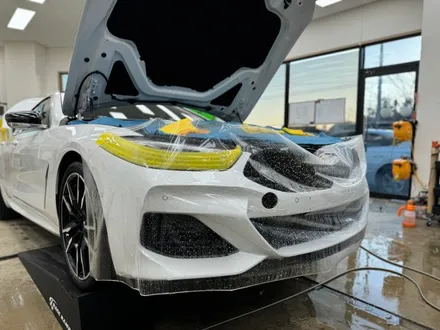 BMW M850i 차량 범퍼 ppf 시공 변색 걱정없는 필름이에요~ / 안성, 평택, 오산