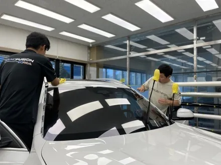 강남 시인성 좋은 윈드쉴드 필름 시공점  [BMW X7] / 경기 안성 원곡