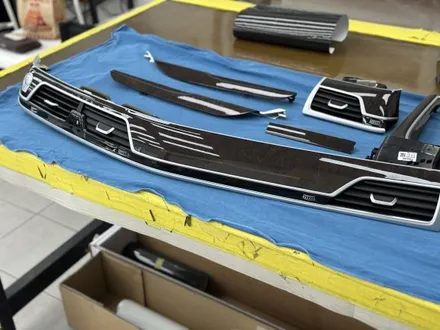 BMW 740i 자동차 실내 카본랩핑 올드했던 우드 트림 바꾸기 / 경기 안성 원곡