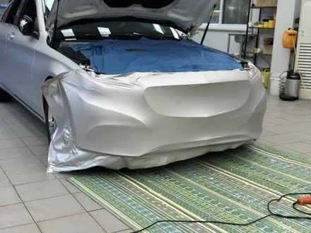오산 랩핑 벤츠 C클래스 무광 실버 컬러 전체 랩핑가격 ! / 경기 안성 원곡
