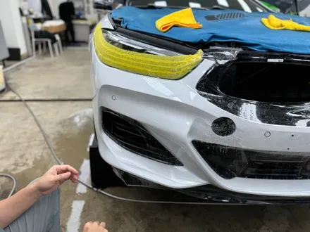 BMW M850i 차량 범퍼 ppf 시공 변색 걱정없는 필름이에요~ / 안성, 평택, 오산