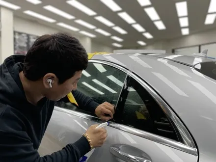 윈드쉴드, B,C필러 PPF시공가격 [벤츠 S350] / 경기 안성 원곡