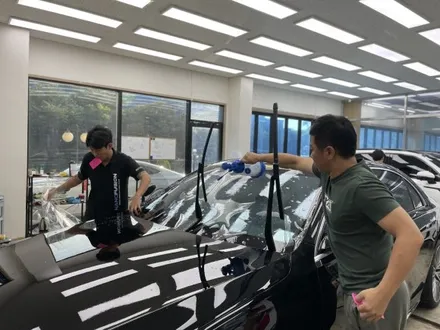 자동차 유리보호필름 윈드쉴드 [벤츠 S500] / 경기 안성 원곡