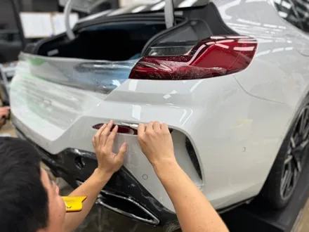 BMW M850i 차량 범퍼 ppf 시공 변색 걱정없는 필름이에요~ / 안성, 평택, 오산