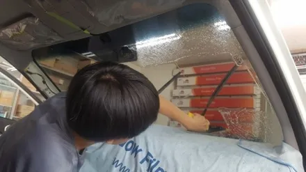 군산썬팅 코란도C 신차검수후 레이노S9 깔끔한시공~ / 경기 안성 원곡
