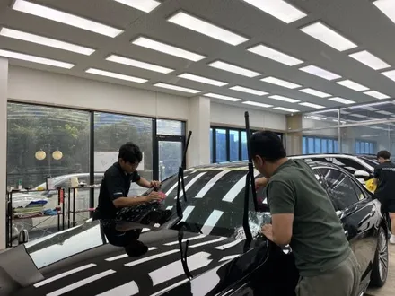 자동차 유리보호필름 윈드쉴드 [벤츠 S500] / 경기 안성 원곡