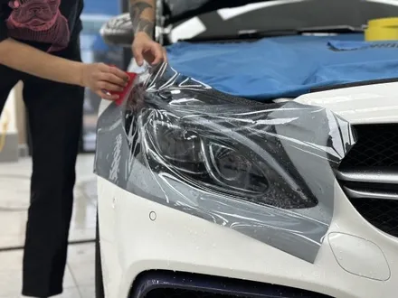 벤츠 C63s AMG 스모그 PPF 라이트 필름 시공 / 경기 안성 원곡