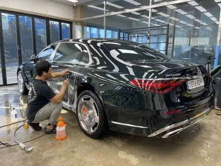 수원 PPF 전문 벤츠 마이바흐 S580 리어휀다,도어 전체 시공 / 경기 안성 원곡