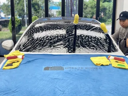 오산 BMW 523d 오너가 감탄한 스컬핏 윈드쉴드 / 경기 안성 원곡