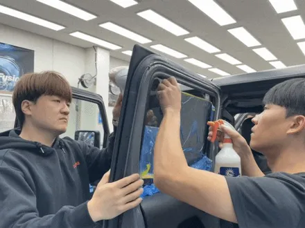 자동차 반반사 썬팅 추천해요 , 지프랭글러 루비콘 시공후기 / 경기 안성 원곡
