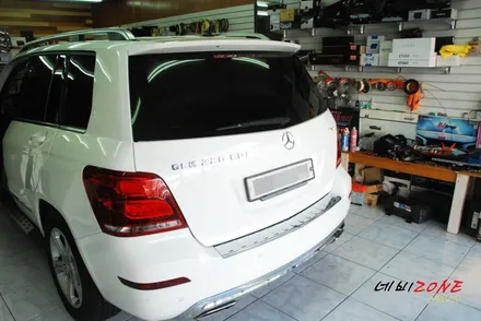 벤츠 GLK 12.3인치 모니터 교체 네비 매립