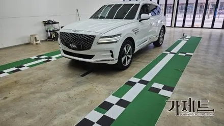 광주 제네시스 GV80 자동차 HUD 헤드업 디스플레이 + 어라운드뷰 서라운드뷰 설치장착 순정튜닝 시공