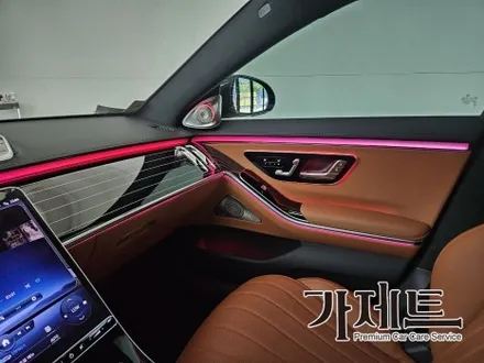 광주 벤츠 S350d S클래스 피아노라커트림 + 4D 부메스터 전동트위터 엠비언트 설치장착 튜닝 시공