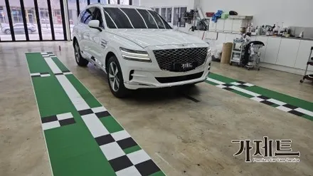 광주 제네시스 GV80 자동차 HUD 헤드업 디스플레이 + 어라운드뷰 서라운드뷰 설치장착 순정튜닝 시공