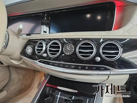 광주 벤츠 S600 마이바흐 송풍구 엠비언트 라이트 실내 무드등 설치장착으로 차태기 튜닝