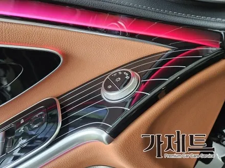 광주 벤츠 S350d S클래스 피아노라커트림 + 4D 부메스터 전동트위터 엠비언트 설치장착 튜닝 시공