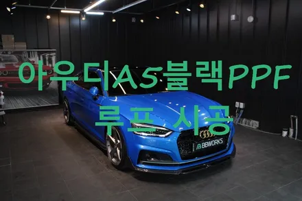 아우디 A5 루프스킨 블랙PPF 시공 / 대구 북구 연경동