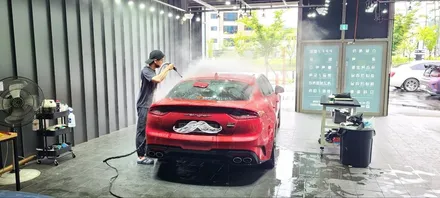 대구 북구 연경동 랩핑 :: 기아 스팅어 3.3T 루프라인 루프스킨 시공(3M 2080 블랙유광) / 대구 북구 연경동