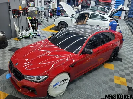 대구PPF BMW M5 컴페티션 이몰라레드, 고속 주행에도 끄떡없는 차량 도장 보호하기! / 부천 원미구 상동