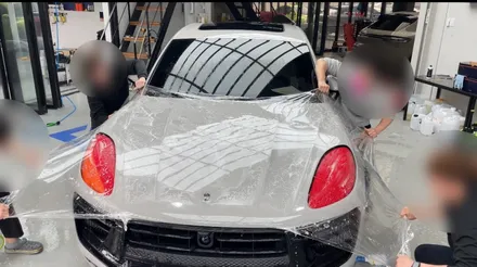 포르쉐 마칸GTS 크레용 컬러 ,전체PPF보호필름 시공기 / 부천 원미구 상동