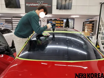 대구PPF BMW M5 컴페티션 이몰라레드, 고속 주행에도 끄떡없는 차량 도장 보호하기! / 부천 원미구 상동