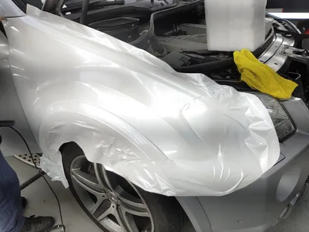 대구랩핑 / 벤츠ML63amg / 화이트펄 전체랩핑 / 네카코리아 / 부천 원미구 상동