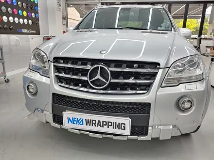 대구랩핑 / 벤츠ML63amg / 화이트펄 전체랩핑 / 네카코리아 / 부천 원미구 상동
