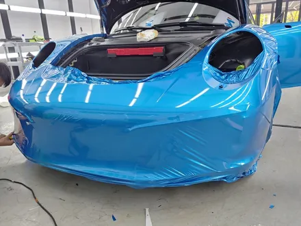 포르쉐 911 카레라 4 GTS 991 / 브라이트블루 전체랩핑 / 네카코리아 / 부천 원미구 상동
