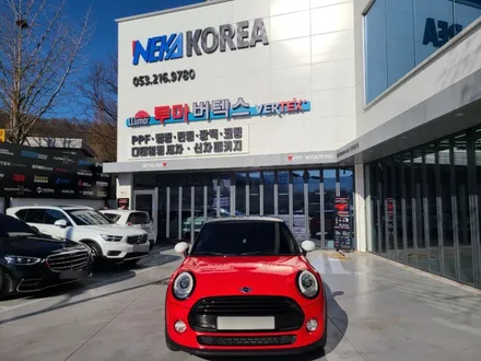 BMW미니 초코브라운---> 카민레드 랩핑 / 대구랩핑 / 부천 원미구 상동