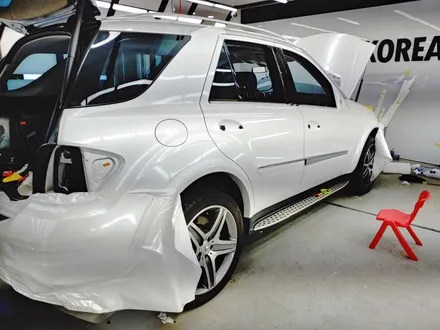 대구랩핑 / 벤츠ML63amg / 화이트펄 전체랩핑 / 네카코리아 / 부천 원미구 상동