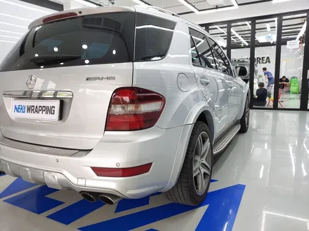 대구랩핑 / 벤츠ML63amg / 화이트펄 전체랩핑 / 네카코리아 / 부천 원미구 상동