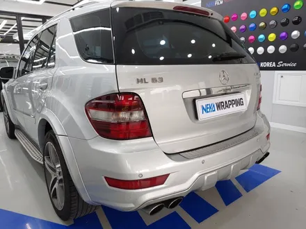 대구랩핑 / 벤츠ML63amg / 화이트펄 전체랩핑 / 네카코리아 / 부천 원미구 상동