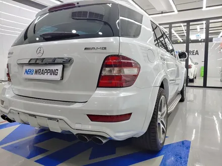 대구랩핑 / 벤츠ML63amg / 화이트펄 전체랩핑 / 네카코리아 / 부천 원미구 상동