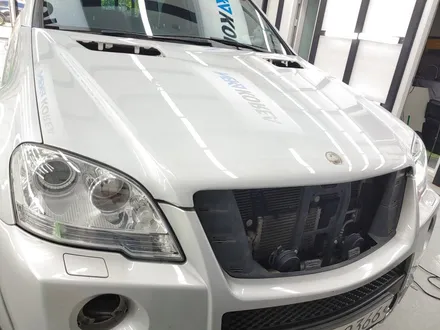 대구랩핑 / 벤츠ML63amg / 화이트펄 전체랩핑 / 네카코리아 / 부천 원미구 상동