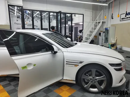 대구PPF 제네시스 G80 베르비에 무광 화이트 PPF 시공기 / 부천 원미구 상동