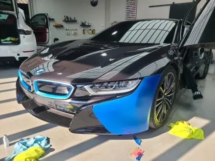 BMW i8 / 3m퍼펙트블루 전체랩핑 / 대구랩핑 / 부천 원미구 상동
